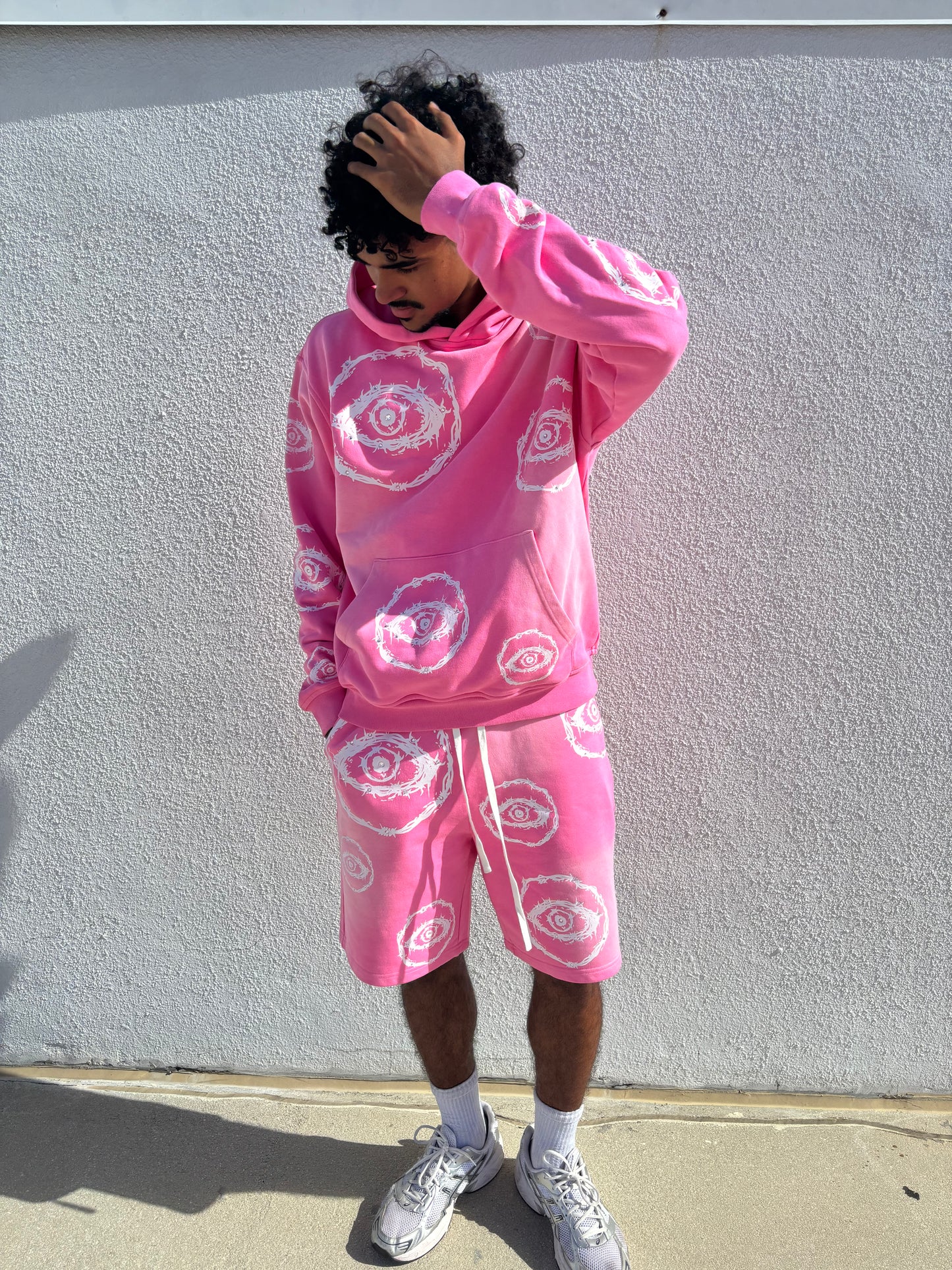 Pink Rhinestone Hoodie