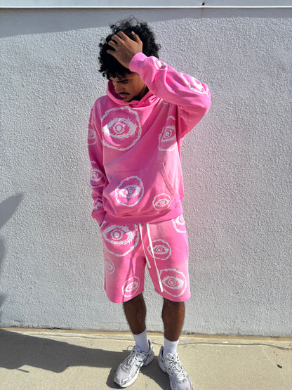 Pink Rhinestone Hoodie