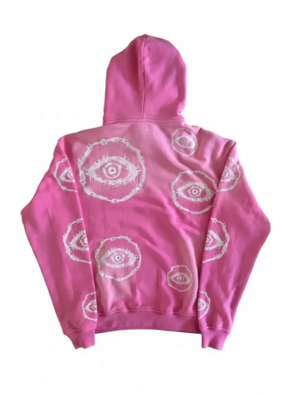 Pink Rhinestone Hoodie