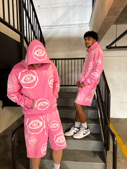 Pink Rhinestone Hoodie